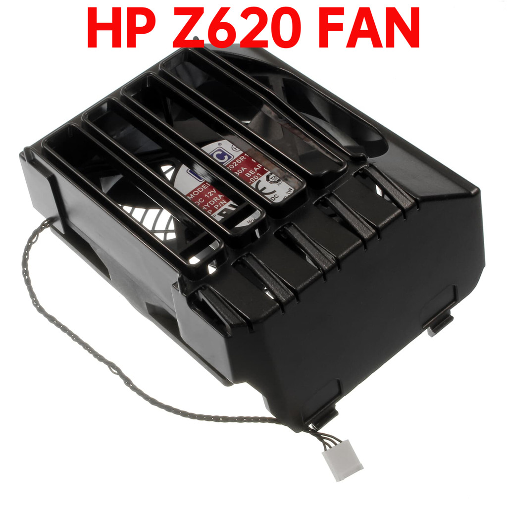 พัดลมไอดีหน้าพร้อมผ้าห่อศพ DS12025R12L 644319-001 644318-001 สําหรับ HP Z620 Workstation