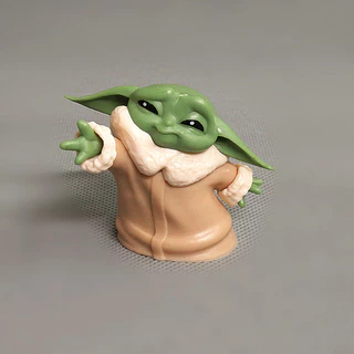 6 ชิ้น/เซ็ต 6-7 ซม.อะนิเมะ Star Wars รูป Yoda เด็ก Force Mandalorian รุ่น Q PVC Action Figures ตุ๊กตาของเล่นเด็กของขวัญ