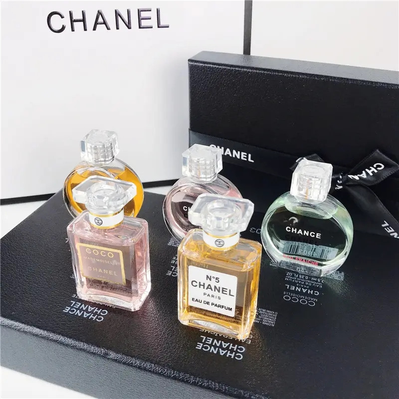 โปรโมชั่นแท้ ✅10.10✅🔥ของแท้ นํ้าหอมผู้หญิง🔥Chanel 7.5 ml. 5 ขวด Chanel Coco , Chanel Chance , Chanel