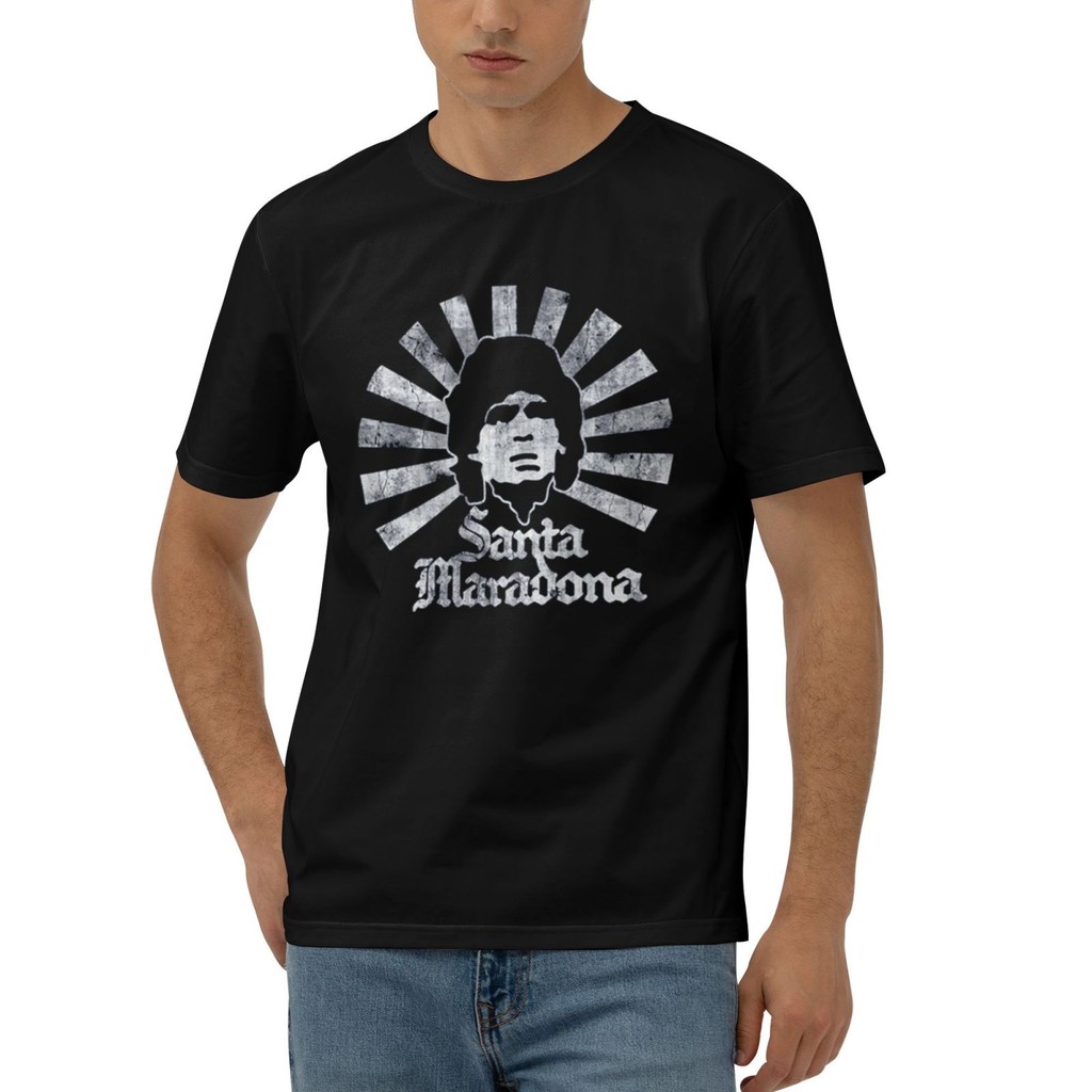 ขายดีที่สุด Punk Anniversary Tees Santa Diego Marradona El De Gold La Mano De God World 86 ผ้าฝ้ายเส