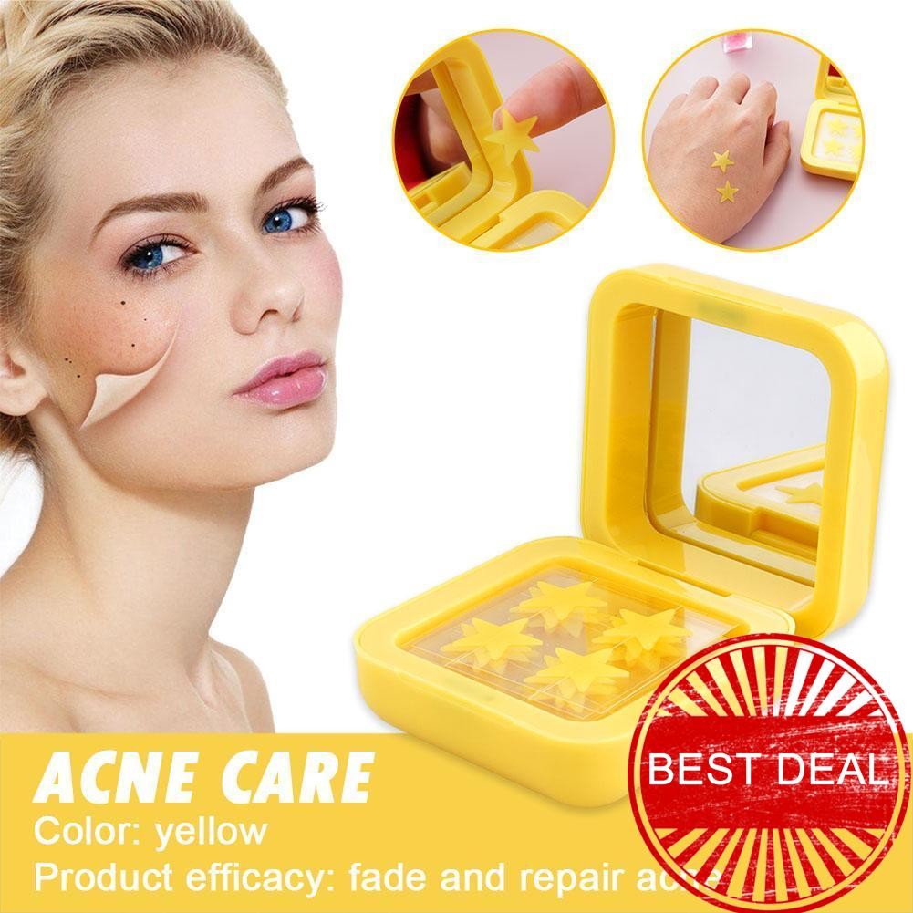 กระจกแต่งหน้ากล่องแผ่นแปะสิวกันน้ําสิว Hydrocolloid Care Skin Pimples Patch N2