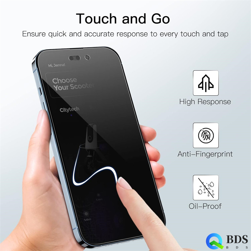 1-3 ชิ้น Anti-Spy ความเป็นส่วนตัวกระจกนิรภัยสําหรับ รูปที่ 8