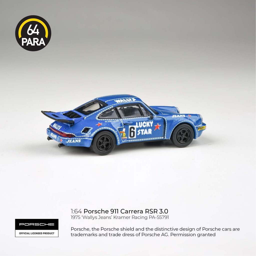 PARA64 1:64 1974 Porsche 911 3.0 RSR 'Wally's Jeans' รูปที่ 3