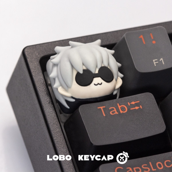 keycap keycap ใส เวทมนตร์กลับมา! Gojo Satoru บุคลิกภาพ keycaps คีย์บอร์ดเครื่องกล keycaps keycaps