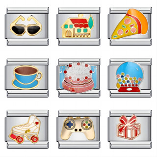 ไทเทเนียมเหล็กเชื่อมชุบทองหยดน้ํามันการ์ตูน DIY อิตาเลี่ยนโม…