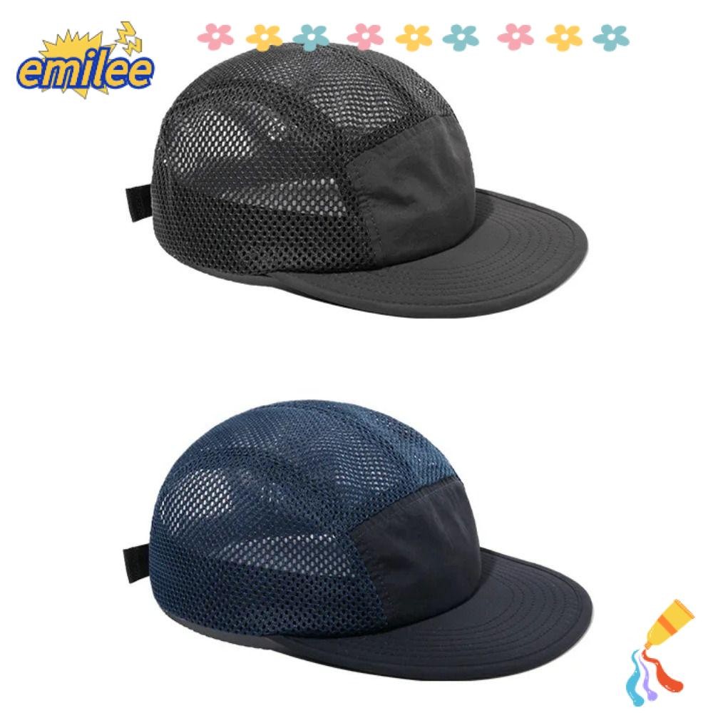 เอมิลี ฤดูร้อนหมวกแห้งเร็ว,กลางแจ้งระบายอากาศ5แผงหมวกเบสบอล,หมวกกีฬาตั้งแคมป์หมวกทํางานหมวกหมวกตาข่าย