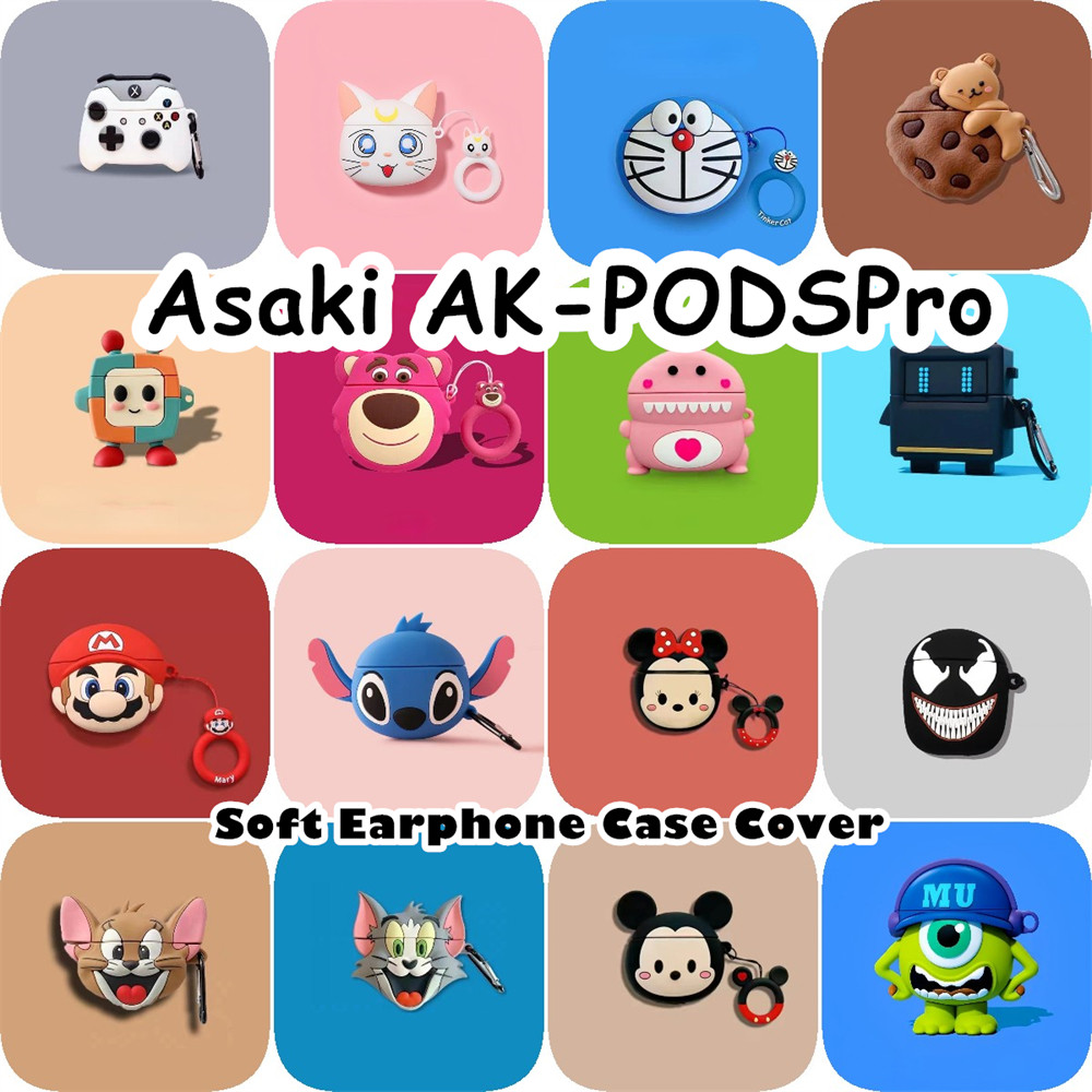 【Case Home】นําไปใช้กับ Asaki AK-PODSPro เคส Case เคสหูฟัง การ์ตูนสร้างสรรค์ ซิลิโคนนุ่ม NO.1