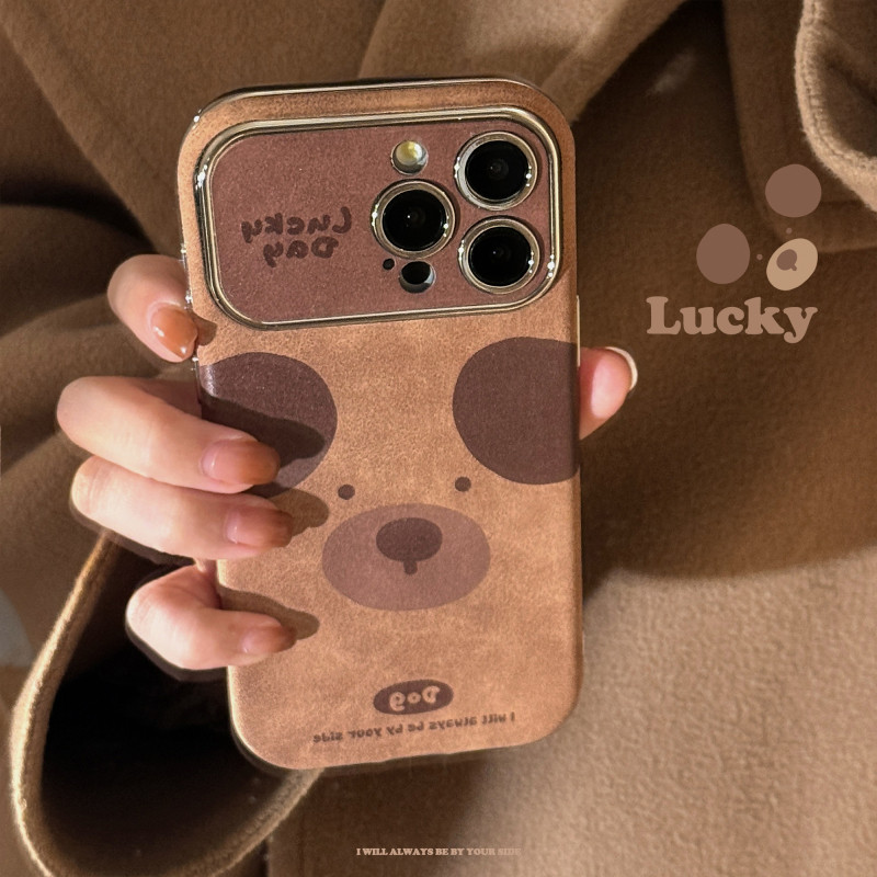 สุนัขหูใหญ่ เคสไอโฟน11 13 16 pro max 15 15 pro max เคสไอโฟน16 14 pro max 16 pro เคส iphone 12 13 pro max 15 plus 14 case 12 pro max 15pro 11 pro max 13 pro 14 pro 12 pro เคสโทรศัพท์ หนังนิ่ม