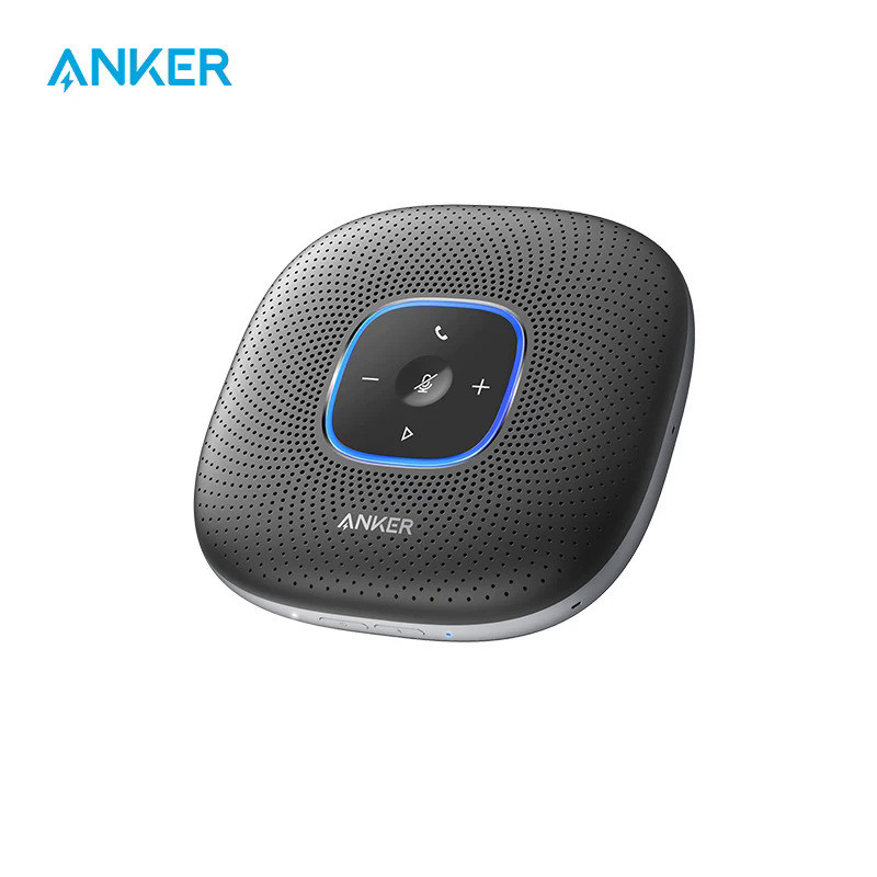 Anker PowerConf ลำโพงบลูทูธลำโพง6ไมโครโฟน,Enhanced Voice Pickup, 24H Call Time
