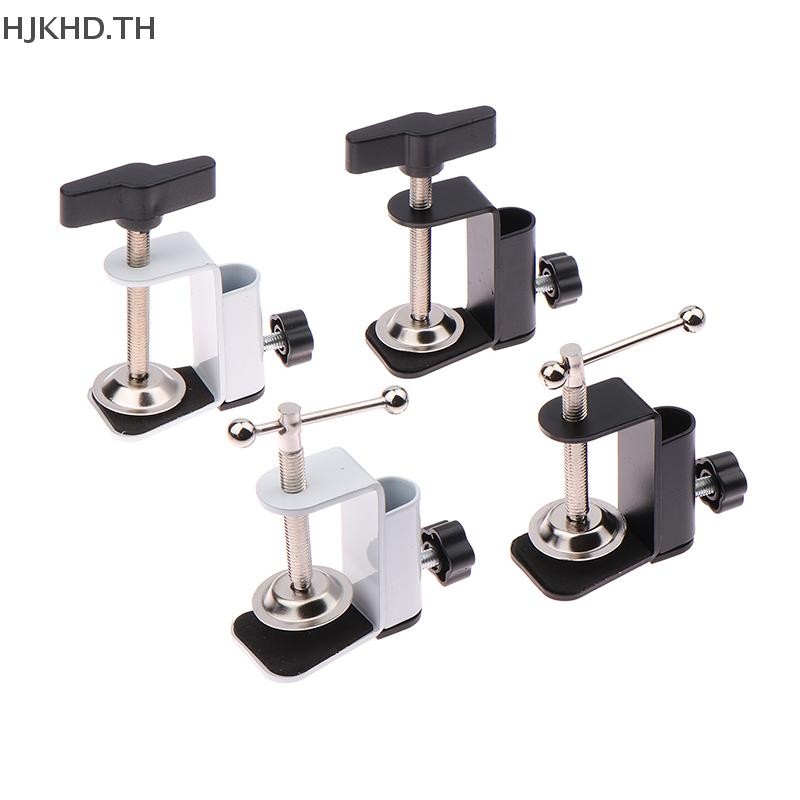 [ดีกว่า] Universal Clamp DIY คลิปโลหะคงที่ Fitgs สกรูผู้ถือกล้องขาตั้งสําหรับออกอากาศไมโครโฟนโคมไฟตั้งโต๊ะ Clamp [สวย]