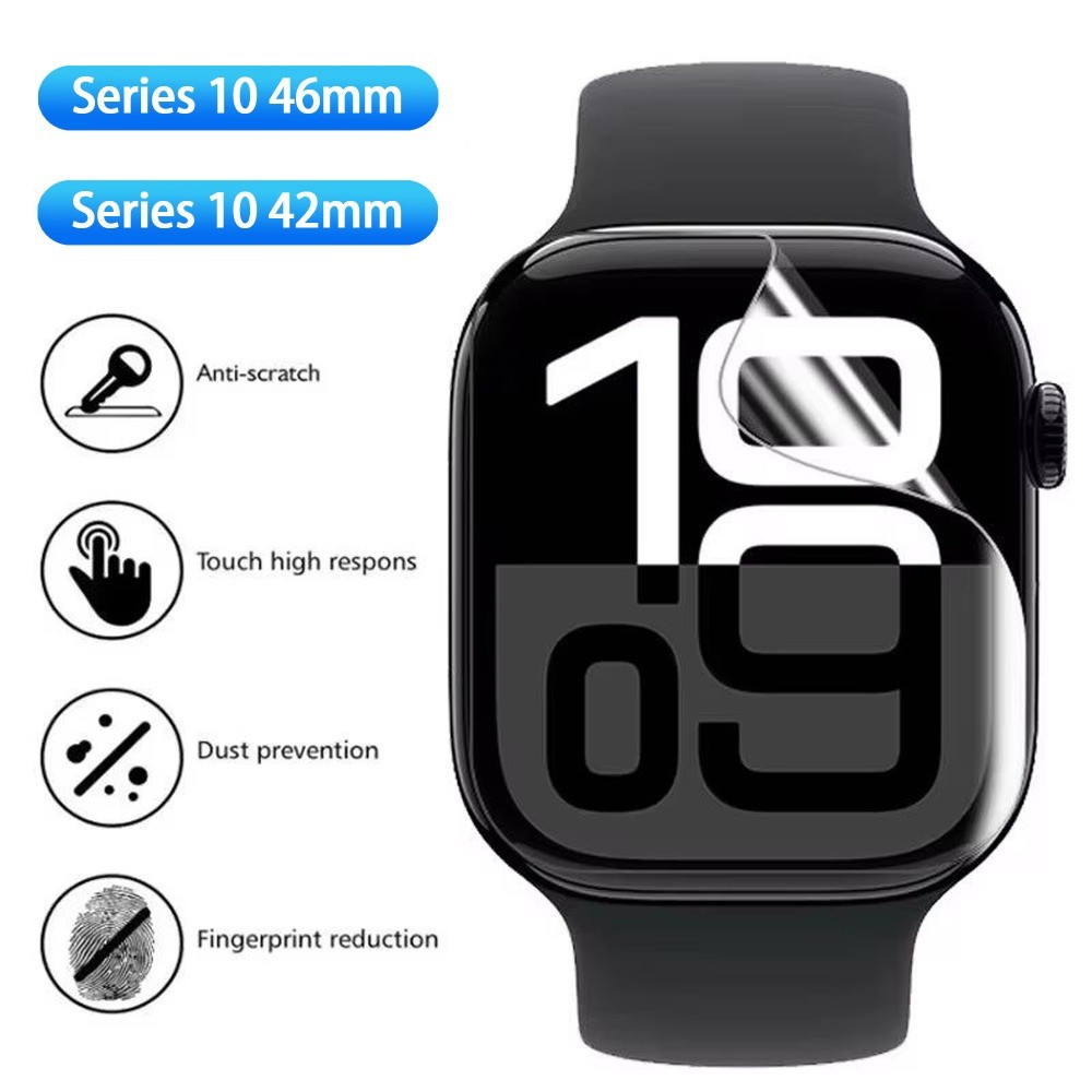 สําหรับ iwatch Series 9 8 7 41 มม.45 มม.TPU Soft Anti-scitch ป้องกันหน้าจอสําหรับ iwatch Series Ultr