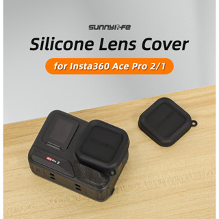 สําหรับ Insta360 Ace Pro2/Ace Pro เลนส์ซิลิโคนฝาครอบเลนส์อุป…