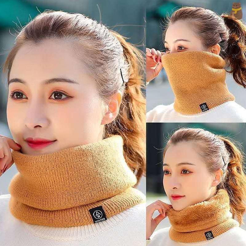 [TA] ผ้าพันคอถักฤดูหนาวที่อบอุ่น Snood ผ้าพันคอแข็ง Thicken ขนสัตว์คออุ่น U Nisex ผู้ชายคอผ้าพันคอแหวนหญิงผ้าพันคอเสื้อสวมหัว TH