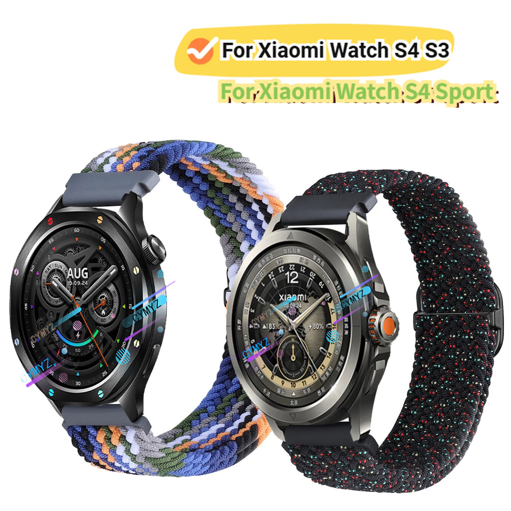 Xiaomi Watch S4 S3 สายไนลอนสําหรับ Xiaomi Watch S4 สายสปอร์ต สายรัดข้อมือกีฬา
