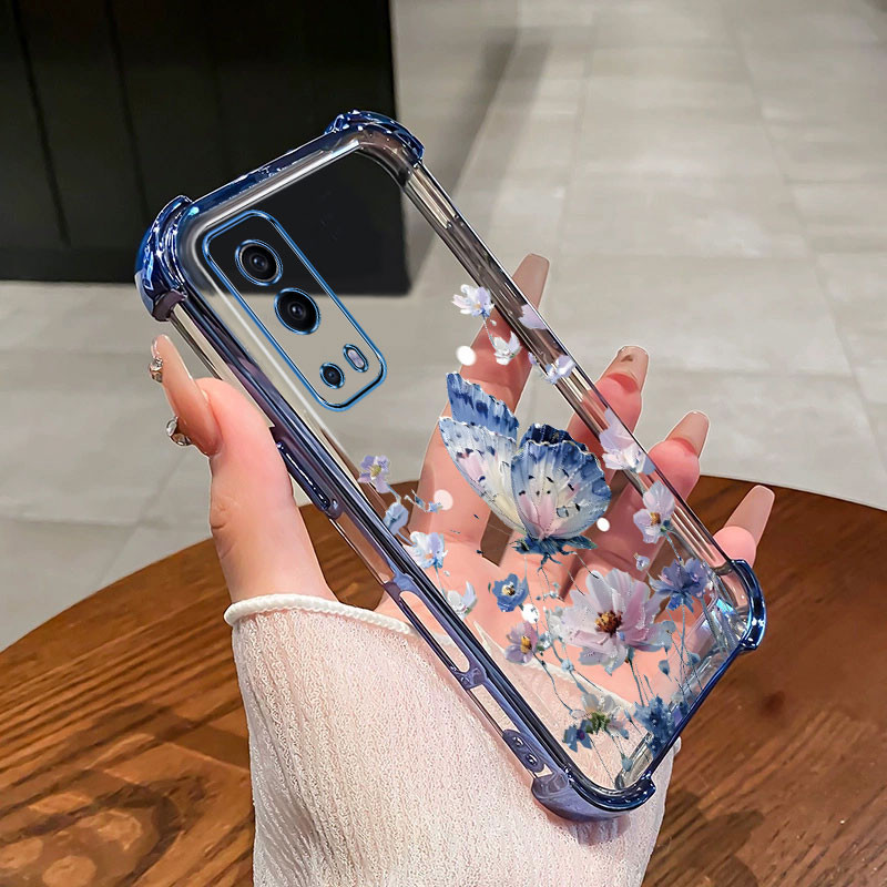 ปลอก VIVO Y72 Y76 Y76S 5G เคสโทรศัพท์สําหรับสาว 2025 ใหม่ Soft Anti fall เกราะป้องกันน่ารัก LSHD