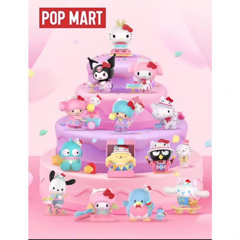 Popmart Official x ของขวัญ Sanrio Hello Kitty 50th Anniversary Series