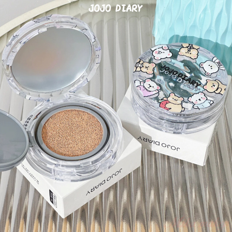 JOJO DIARY ครีมรองพื้นคุชชั่น ออยล์คอนโทรล ให้ความชุ่มชื้นแก่ผิวโดยไม่ทำให้เครื่องสำอางลอก