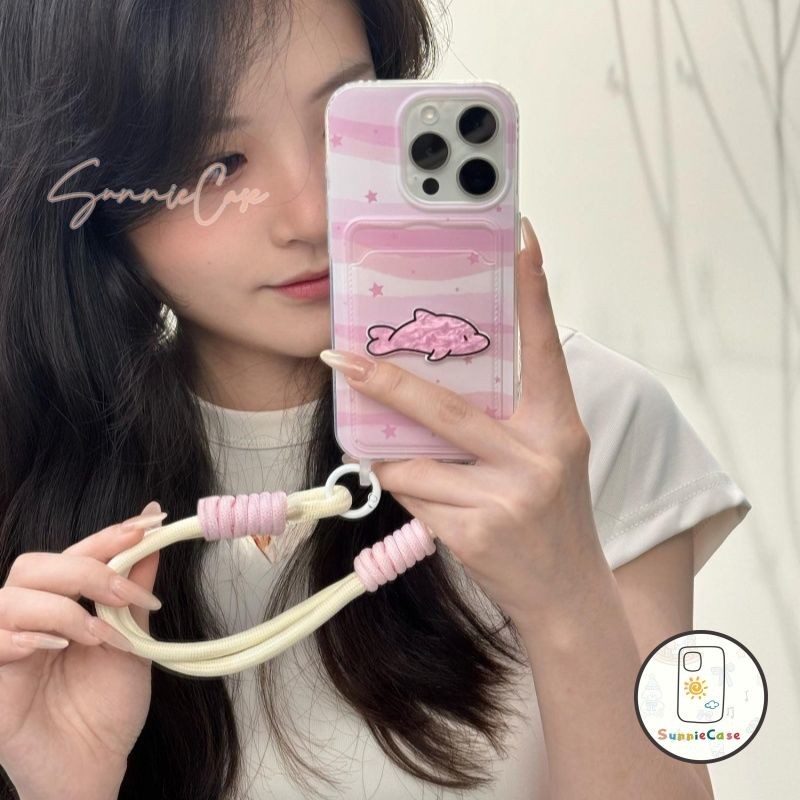 เคสโทรศัพท์ ปลาวาฬทะเล สำหรับ เคส IPhone 13 12 15 11 16 14 Pro Max 8 16 7 Plus XR XS X Max SE TPUกระเป๋าใส่บัตร เคส