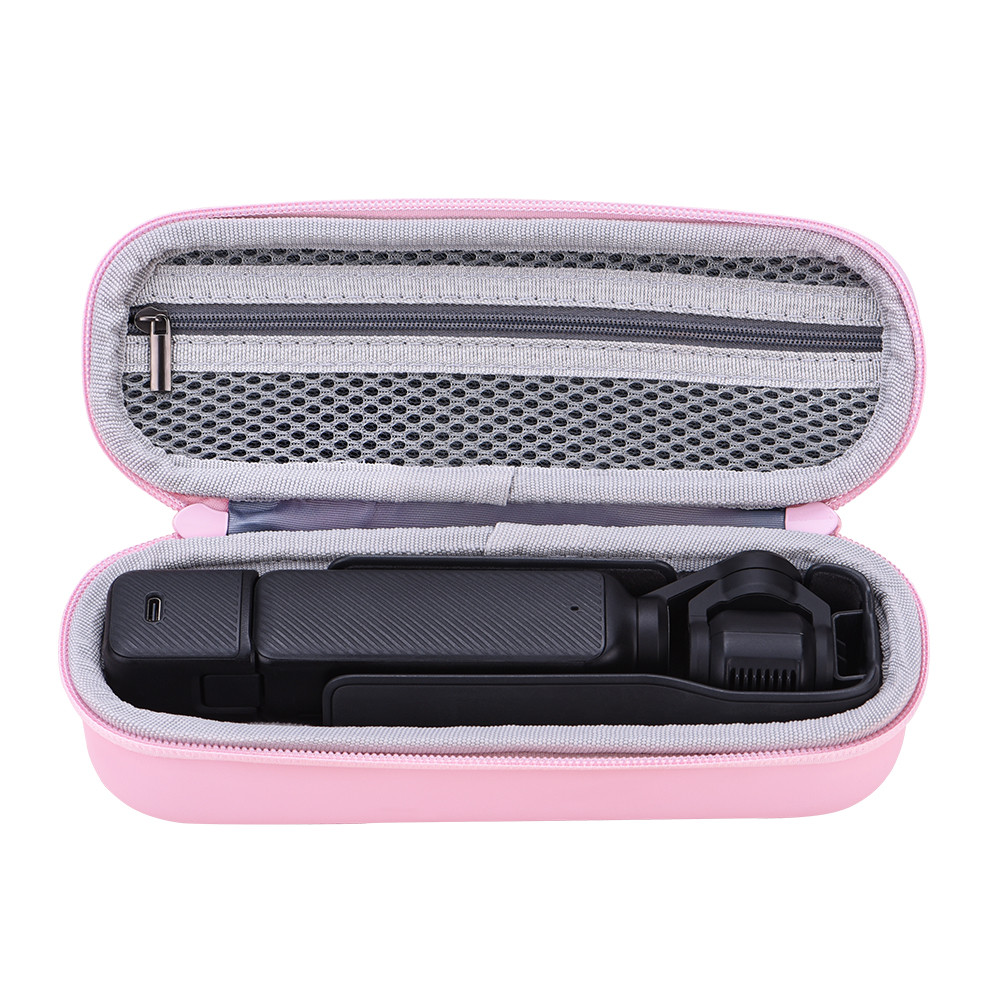 กระเป๋าใส่สําหรับ DJI OSMO Pocket 3, กระเป๋าเก็บ PU แบบพกพา, กระเป๋าป้องกัน 3 พร้อมอุปกรณ์เสริมสายรัดข้อมือ