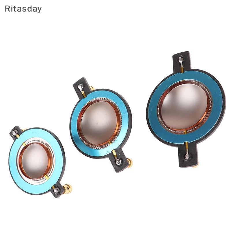Ritasday 34.4/44.4 มม.51.4 มม.51.5 มม.ลําโพงเสียงไทเทเนียมฟิล์ม Treble Voice Coil Reel ทวีตเตอร์ใหม่