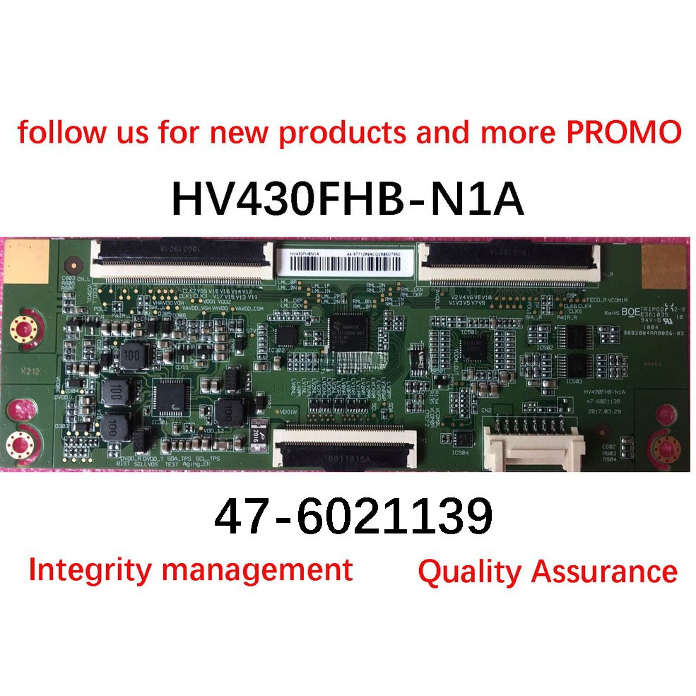 HV430FHB-N1A บอร์ดทีวี Tcon 47-6021139 HV430FHBN1A บอร์ดลอจิก