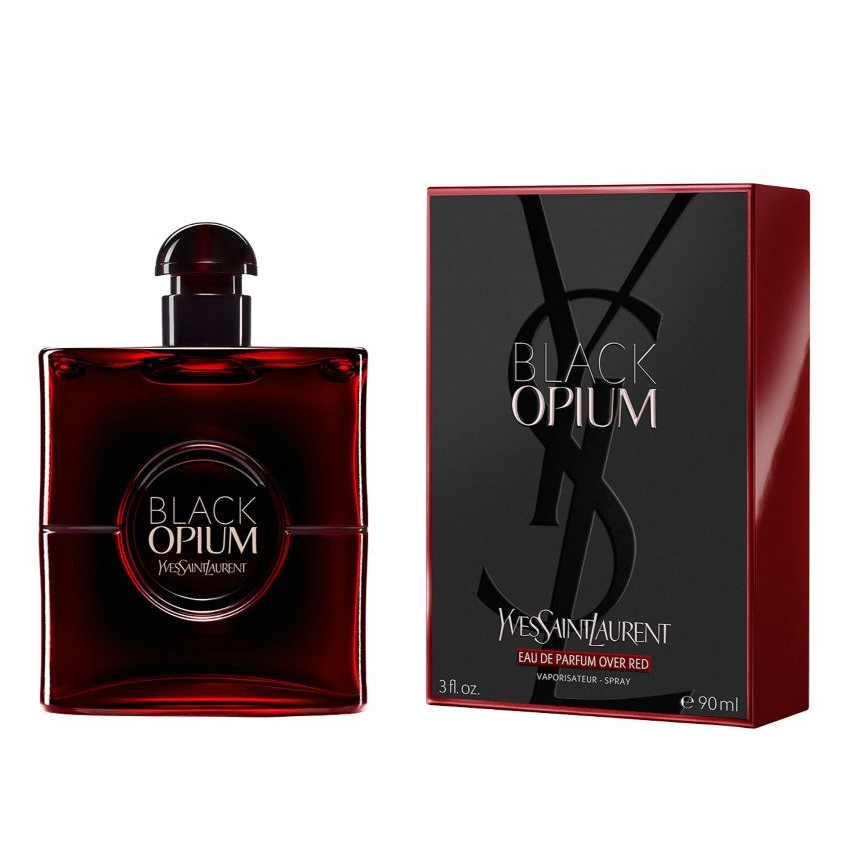 น้ำหอม Yves Saint Laurent Ysl Black Opium Over Red 90 ml. *กล่องซีล*