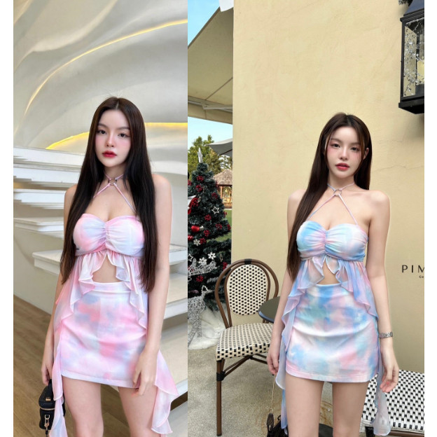 (พร้อมส่ง) Pimala63 71 SETเสื้อสายxสายแฟร์ไม่ควรพลาดมาในโทนสีคัลเลอร์ฟูลน่ารักน่าเอ็นดู ร้าน KN