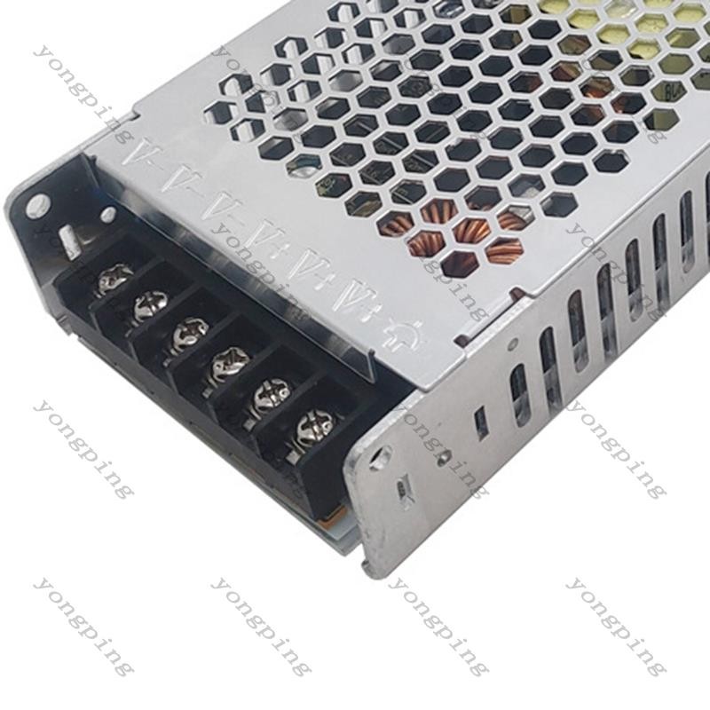 5v 40A 200W แหล่งจ่ายไฟสลับบางเฉียบหน้าจออิเล็กทรอนิกส์แหล่งจ่ายไฟจอแสดงผล LED - รูปที่ 4