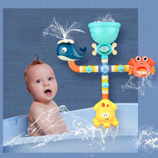 ✿COD✿Bath Toy ของเล่นอาบน้ำเป็ดน้อยสีเหลือง สปริงเกลอร์ไฟฟ้า ของเล่นอาบน้ำเด็ก