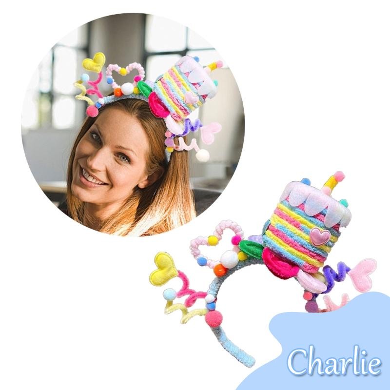 Char ที่คาดผมปาร์ตี้ที่ละเอียดอ่อนพร้อมเครื่องประดับรูปดาววันเกิด Headpieces สําหรับใช้ซ้ํา