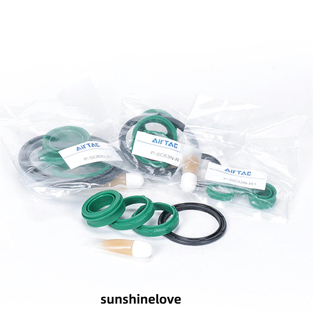 Airtac AIRTAC กระบอกมาตรฐาน SC SE SI 32 40 50 63 80 100 125 ชุดซ่อมแหวนปิดผนึก