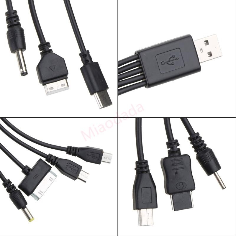 Universal USB To Multi Plug Cellpahone Charger Cable 10 in 1 USB Cable 20CM