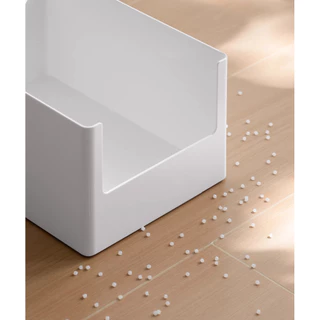 Omocha | กล่องจัดระเบียบตู้ครัว กล่องจัดของในตู้ Pantry Organizer Cabinet Storage Box สีขาว
