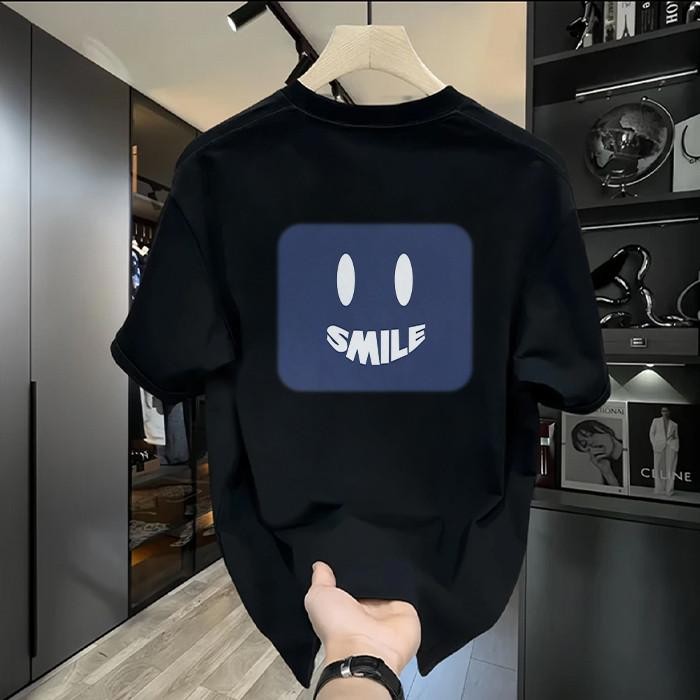 【XRP】Reuters ssthed Buzzer ใหม่รอบคอสั้นดึงเสื้อยืดแฟชั่นหลวมยี่ห้อชาพิมพ์เสื้อผ้าสำหรับผู้ชายสีดำ/w
