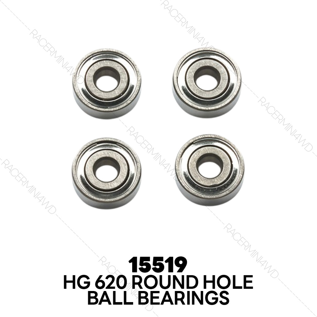 TAMIYA 15519 Mini 4WD 620 HG Round Hole Ball Bearings (4pcs.)