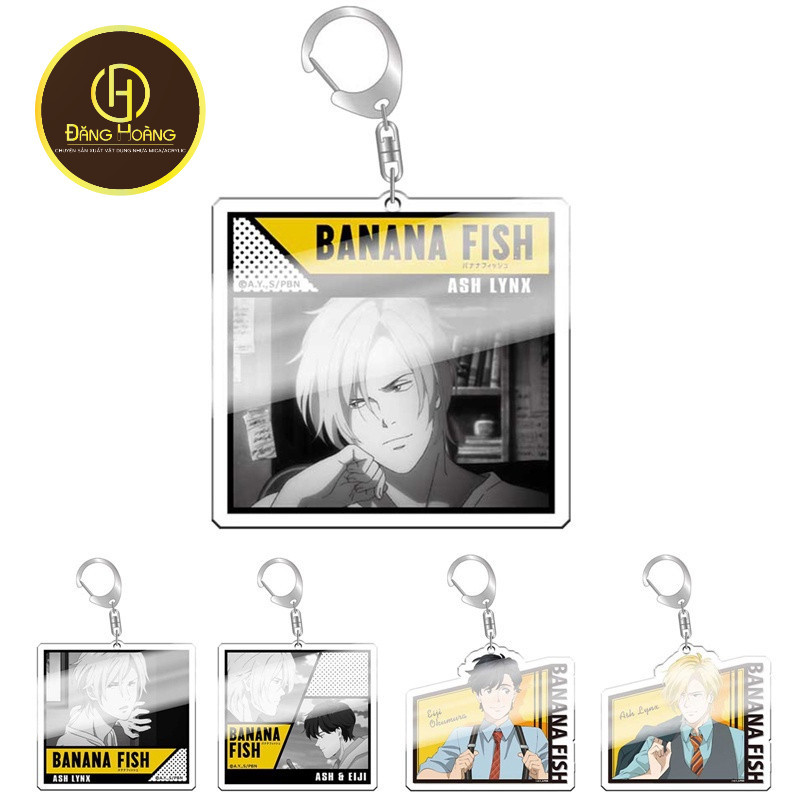 พวงกุญแจโทรศัพท์อะคริลิคพิมพ์ลาย Banana Fish Ash Lynx Okumura Eiji - DH