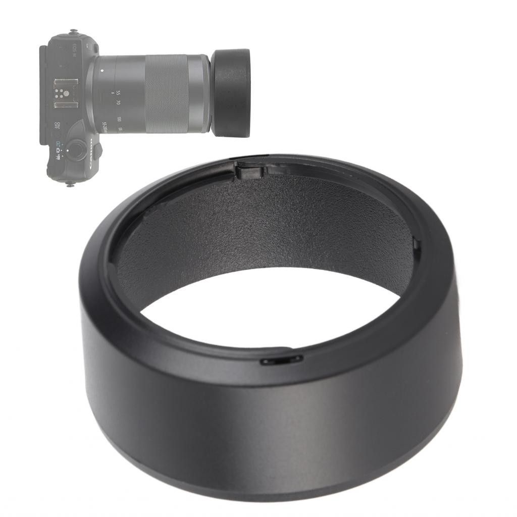 เลนส์แดดฮูดฮูดแบบพกพา ET - 54B กล้องฮูดสำหรับ EF - M 55‑200 มม. F F