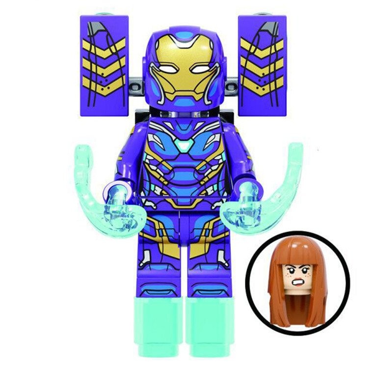สินค้าใหม่ Avengers 4 League Rescue Man Armored Iron Man ประกอบบล็อกตัวต่อของเล่น