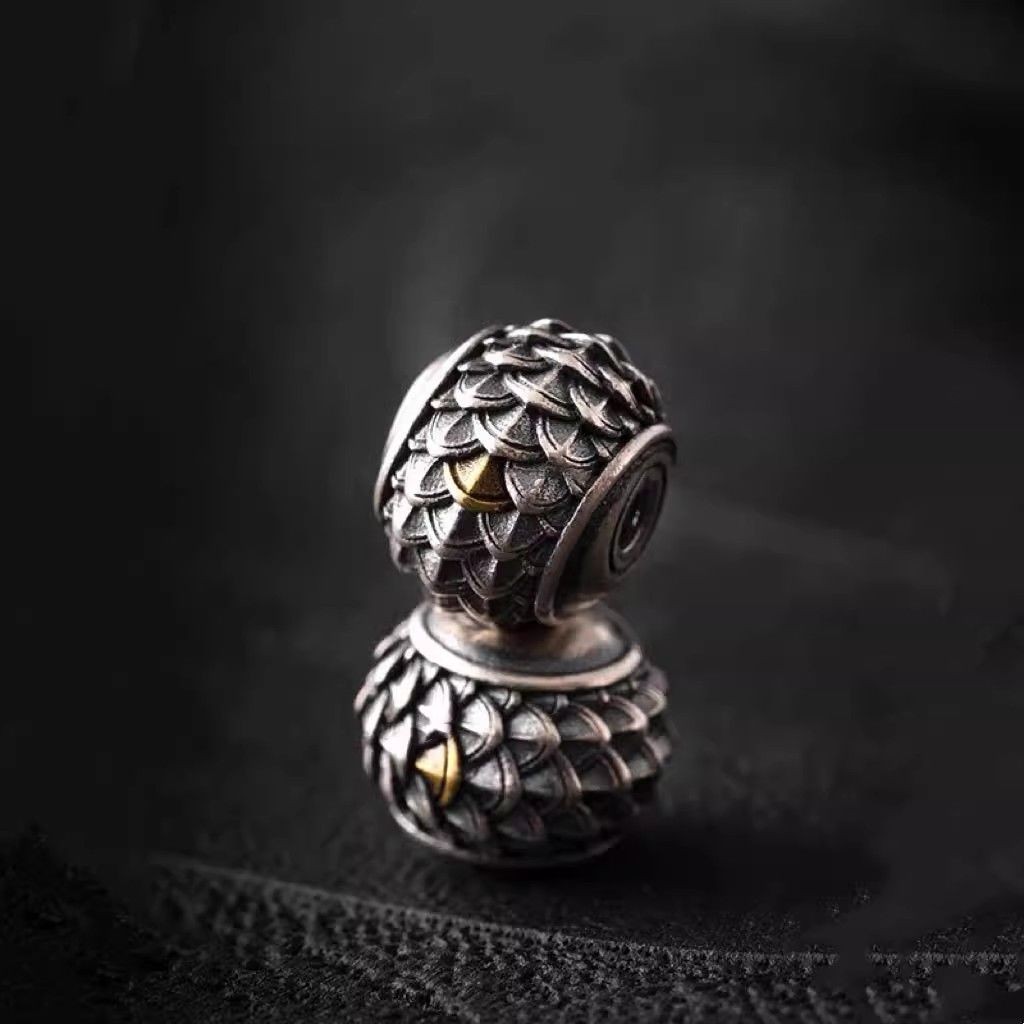 Dragon Scale Spacer ลูกปัด DIY เครื่องประดับอุปกรณ์เสริม Wenwan สร้อยข้อมือลูกปัดคลิปแหวนสร้อยคอจี้อุปกรณ์เสริมขนาดเล็ก