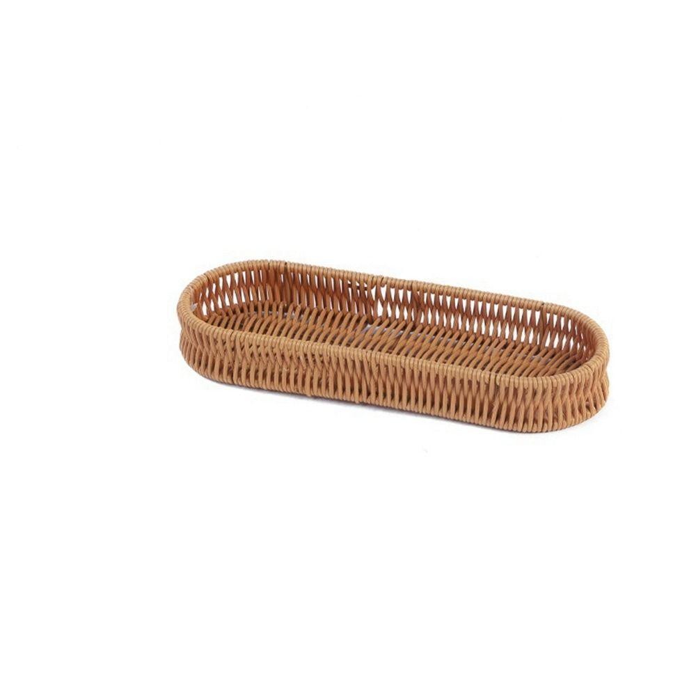 ขนมปัง คีย์อูล ตะกร้าผักผลไม้, ความแข็ง 7 รูปแบบหวายหวายหวายทอตะกร้าเสิร์ฟ, ครัวเรือนทอมือหวายตะกร้าร้านอาหารเสิร์ฟโต๊ะแสดง - รูปที่ 7