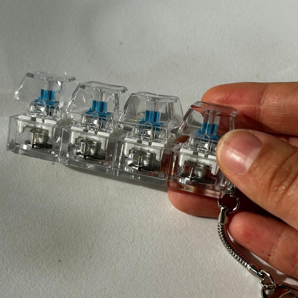 Yann1 พวงกุญแจ Fidget, 3/4/9 คีย์ปุ่มคีย์บอร์ดนิ้ว,อุปกรณ์ผ่อนคลายความเครียดบรรเทา Pass The Time Clicker ของเล่นผู้ใหญ่ - รูปที่ 2