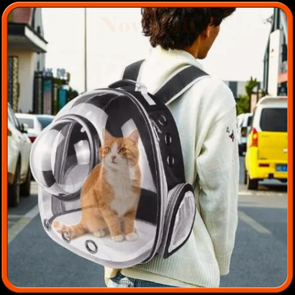 นักบินอวกาศสัตว์เลี้ยง Cargo Breathable Travel Nylon Cat Dog Bag -PT022
