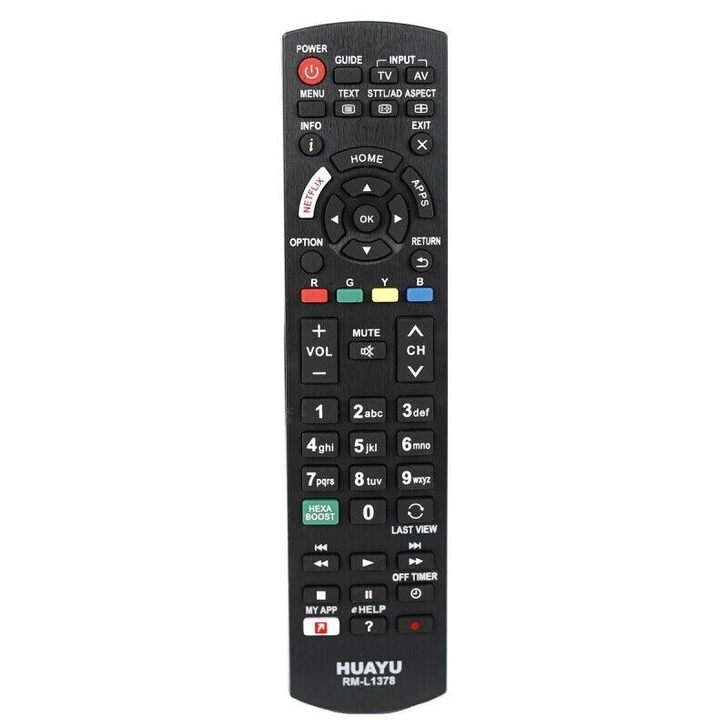 Huayu RM-L1378 รีโมทคอนโทรลสากลสําหรับ LCD TV W/ NETFLIX MY APP