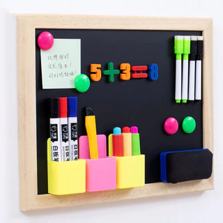 กระดานดำแม่เหล็ก ขอบไม้ Blackboard/Chalk board Magnetic