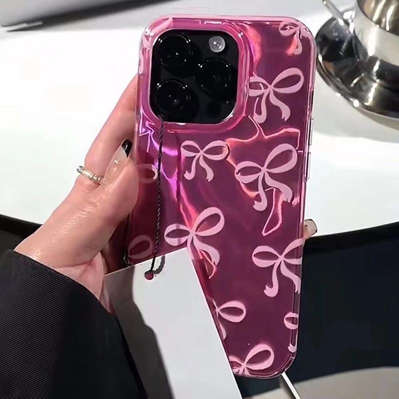 Bowknot Pearl 3D สีสันสําหรับ Poco X7 M7 X6 M6 X5 Pro F5 X3 Pro M5 M4 5G M5S C75 Xiaomi Redmi 13X A3 Pro A4 12C 10C Mi 14T กรณีเลเซอร์ - รูปที่ 5