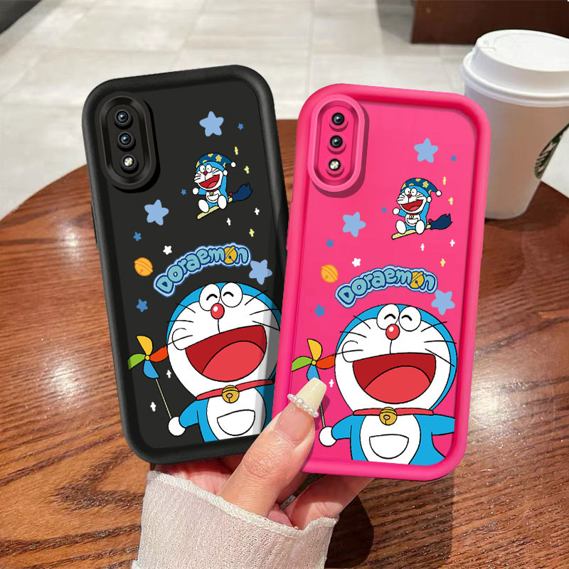 Windmill Doraemon การ์ตูนเคสโทรศัพท์สําหรับ SamsungGalaxy A02 M02 A02S M02S A03 Core A04 A05 A10 M10 A10S A11 M11 A12 กันกระแทก Soft TPU ฝาหลังปลอก
