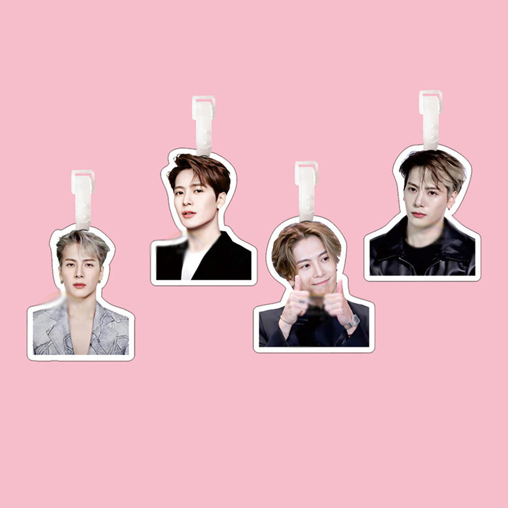 Idol Star Jackson Wang แท็กกระเป๋าเดินทาง Creative Idol Boy Band Book กระเป๋าจี้ Idol Concert สนับสน