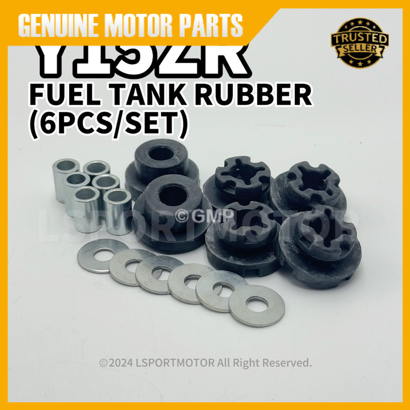 YAMAHA Y15ZR FUEL TANK RUBBER (6 ชิ้น/เซ็ต) Y15 ZR Y 15ZR Y 15 ZR ยางถังน้ํามัน