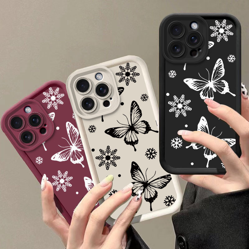 สําหรับRealmeหมายเหตุ60 60X 50 V60S V50 V50SสําหรับRealme GT Neo 6 SE 6T Neo6 ป้องกันกันกระแทกผีเสื้