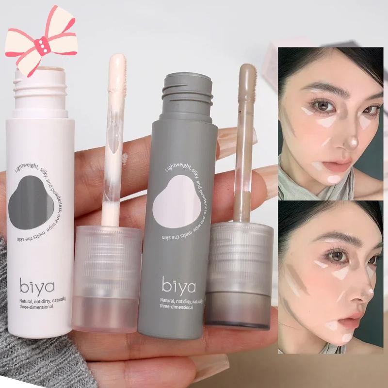 การสร้างใบหน้า, น้ํายาคอนทัวร์, ไฮไลท์เนื้อแมท, เพิ่มความกระจ่างใสสามมิติ, เงาจมูก, แท่งคอนทัวร์เหลว